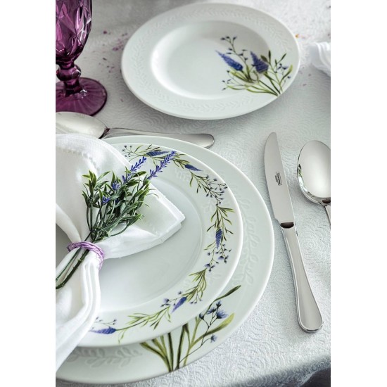 Prato Sobremesa 21cm Lilla Porcelana Tramontina